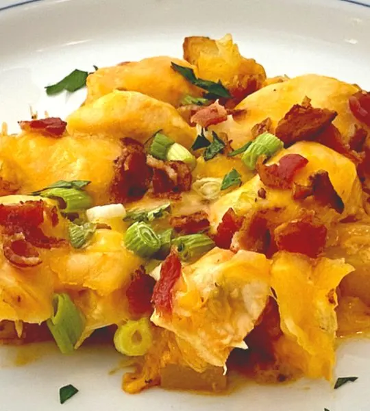 Buffalo Ranch Chicken Casserole