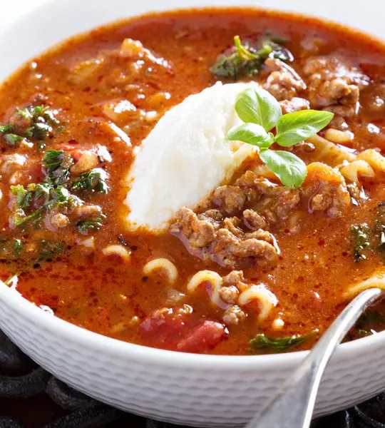 instant pot lasagna soup