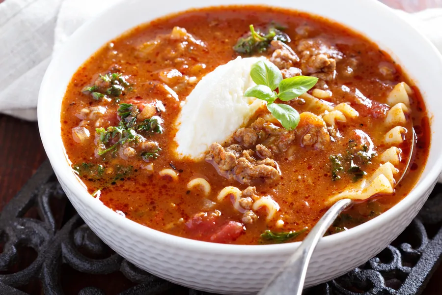 instant pot lasagna soup