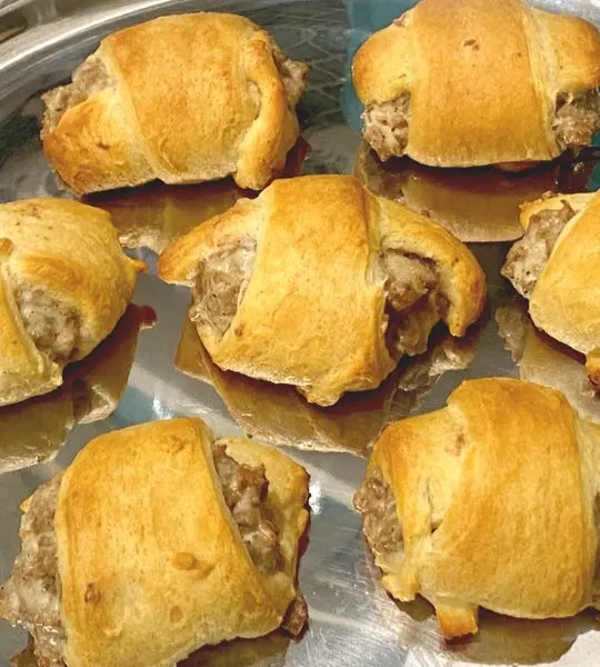 best crescent roll appetizer sausage and cream cheese filling