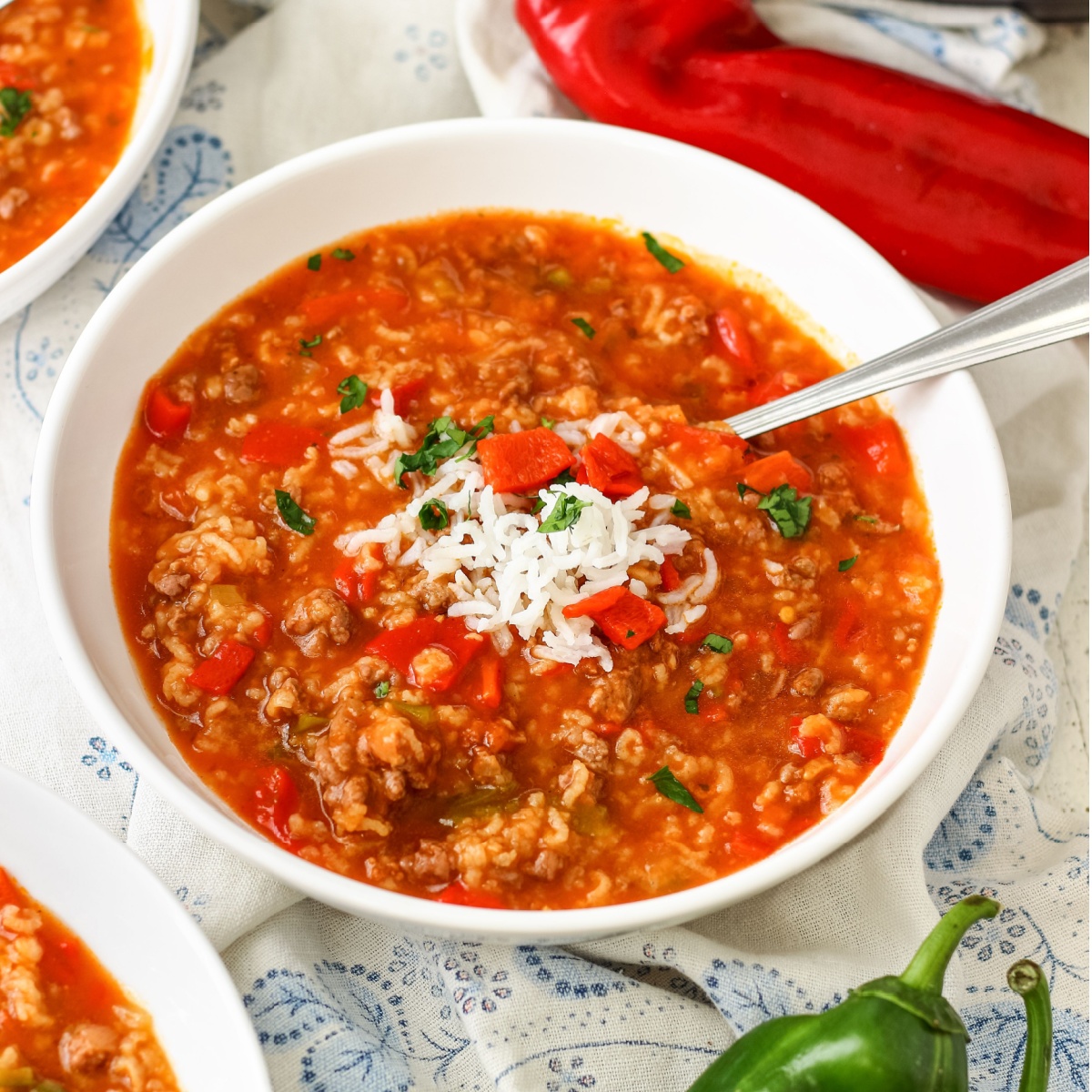 stuffed pepper soup