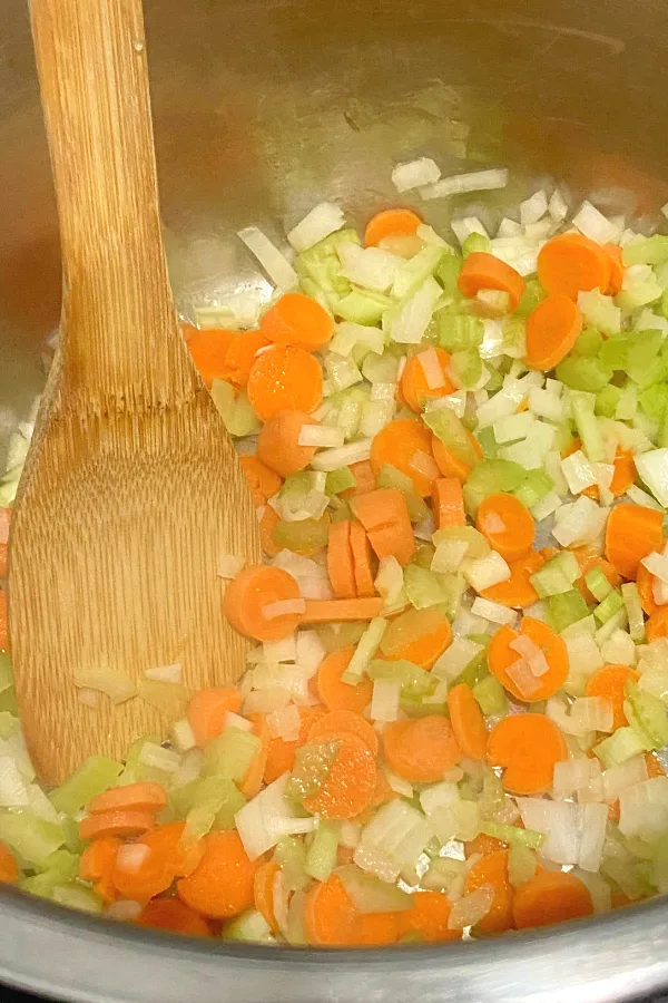 carrots, onions, celery 