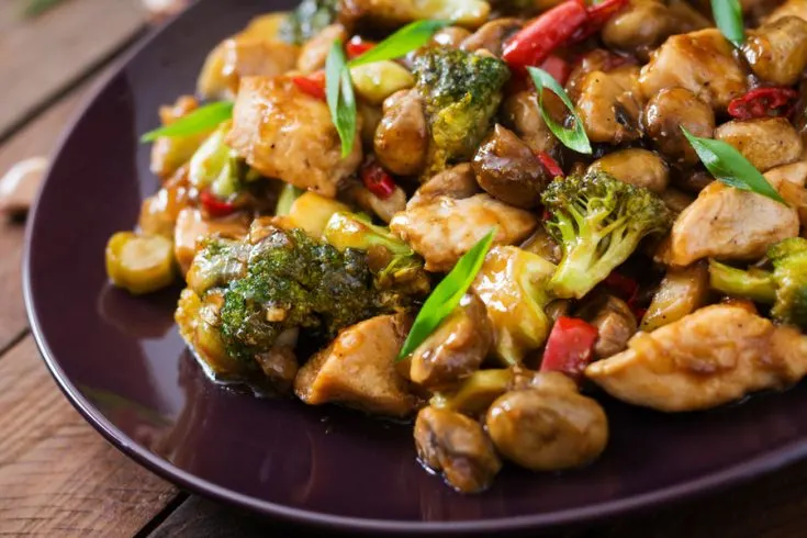 keto chicken stir fry