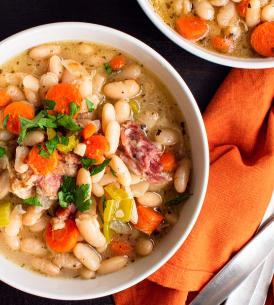 instant pot ham and bean soup