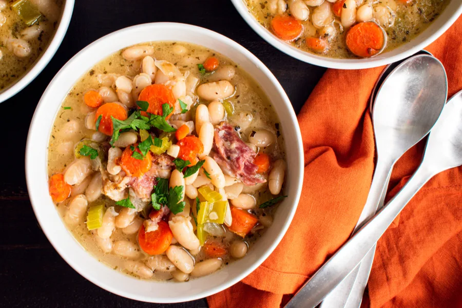 instant pot ham and bean soup