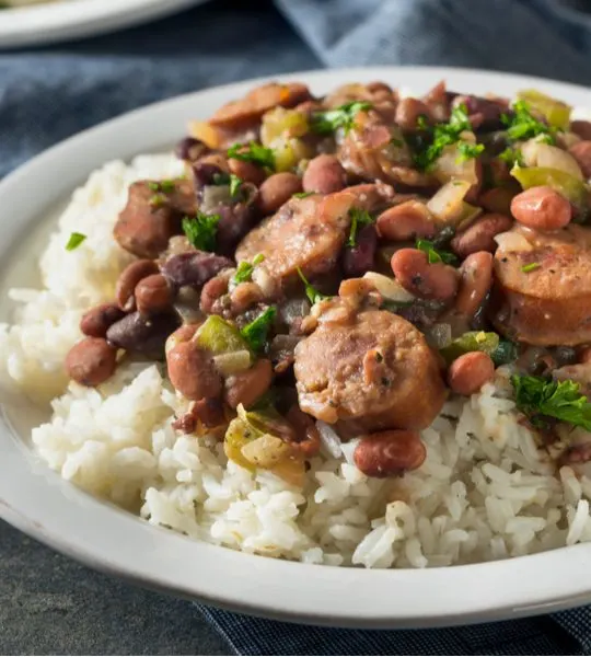 New Orleans red beans and rice