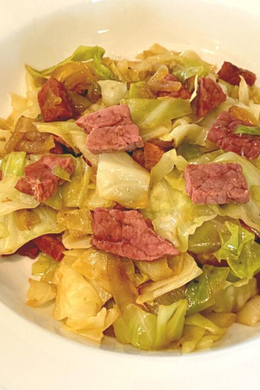 fried cabbage and corned beef Make Your Meals