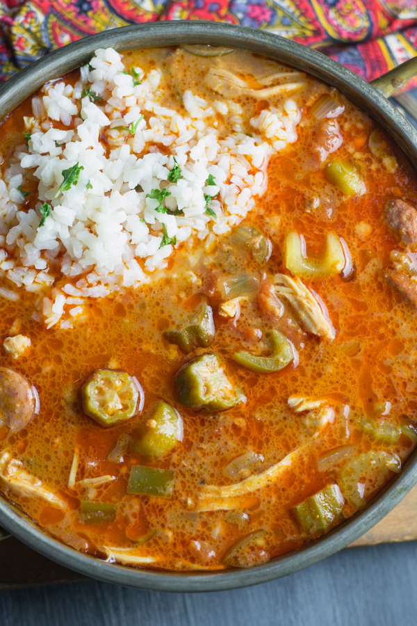 gumbo with okra 