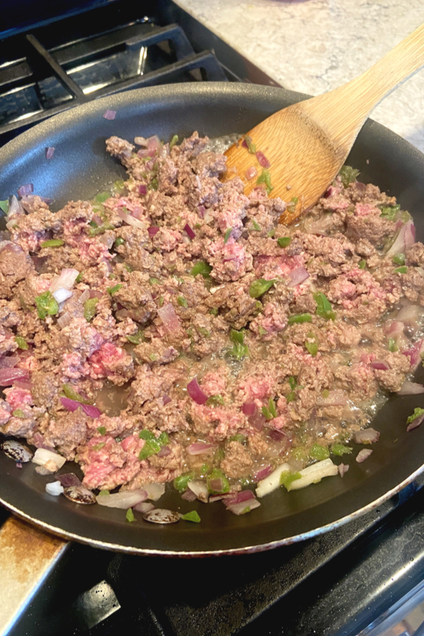 ground beef and peppers 