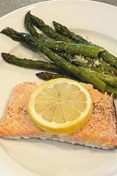 Lemon Pepper Salmon and Asparagus Recipe - Baked On A Sheet Pan