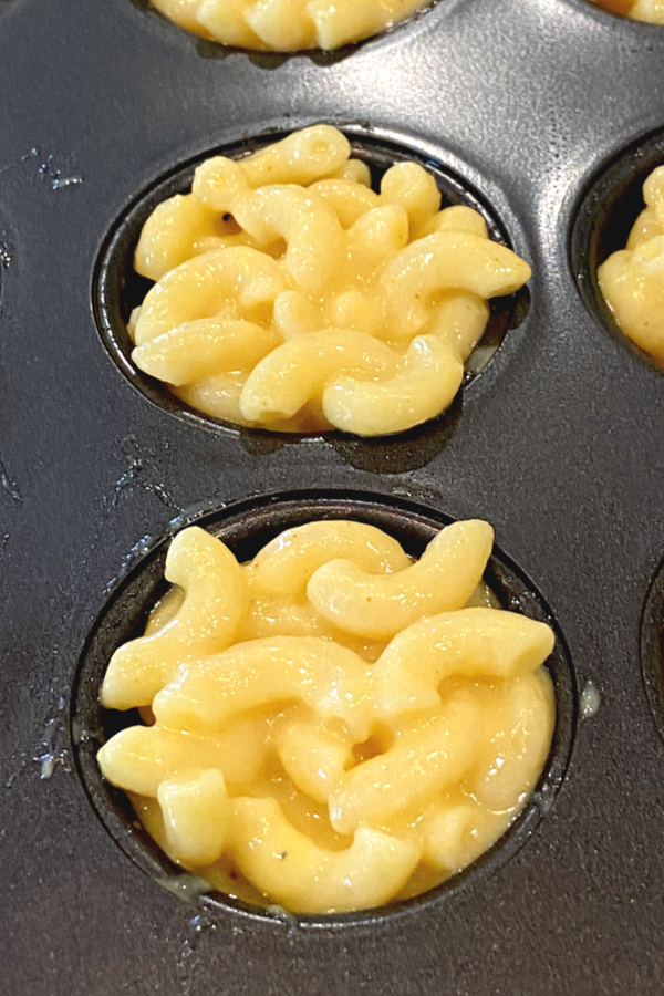 mini muffin pan macaroni 