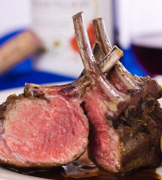 oven roasted rack of lamb