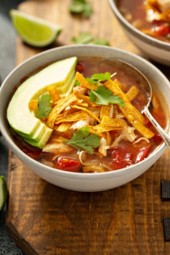 Instant Pot Chicken Tortilla Soup - A Warm and Hearty Mexican Soup