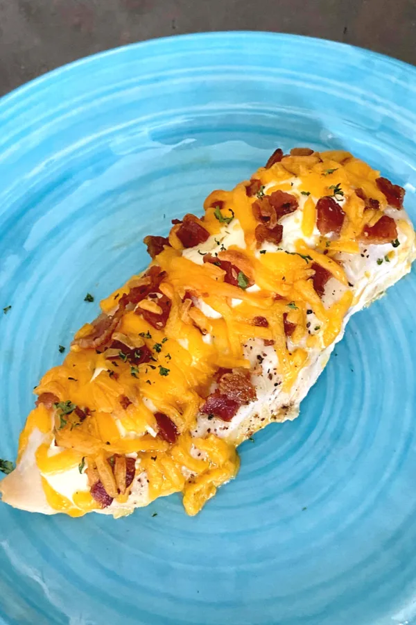 cheese and bacon baked chicken