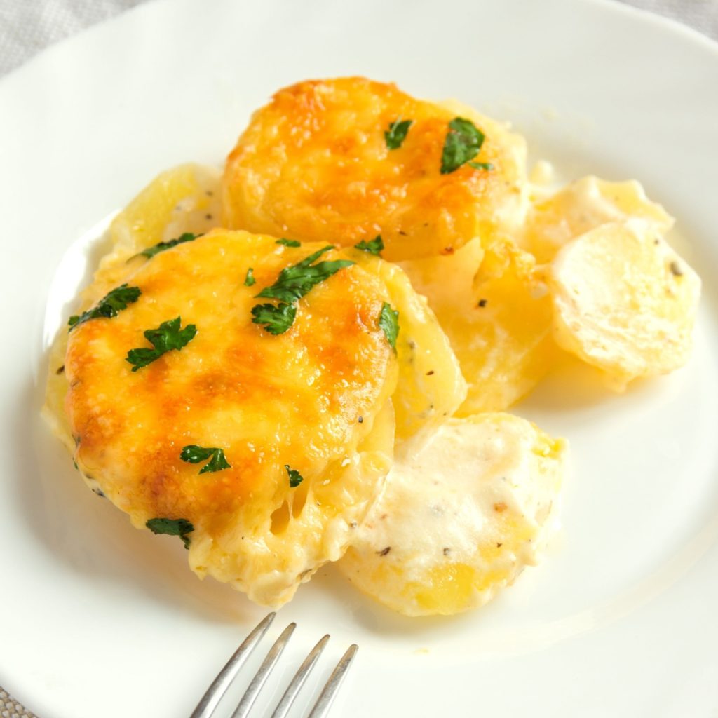 slow cooker scalloped potatoes