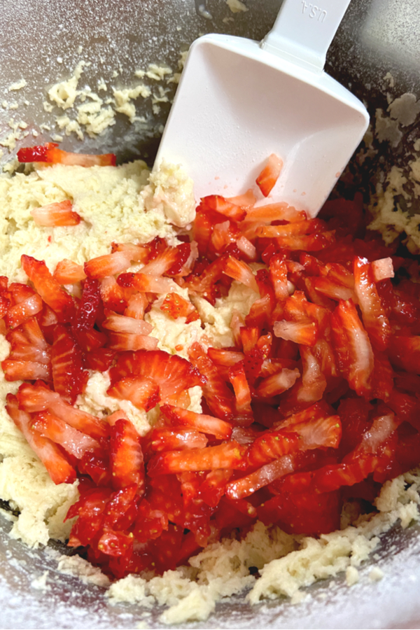 diced strawberries in dough Make Your Meals