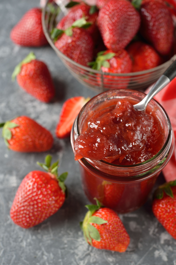 homemade strawberry jam freezer jam recipe