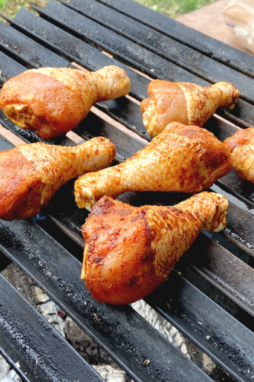 raw chicken legs on grill Make Your Meals