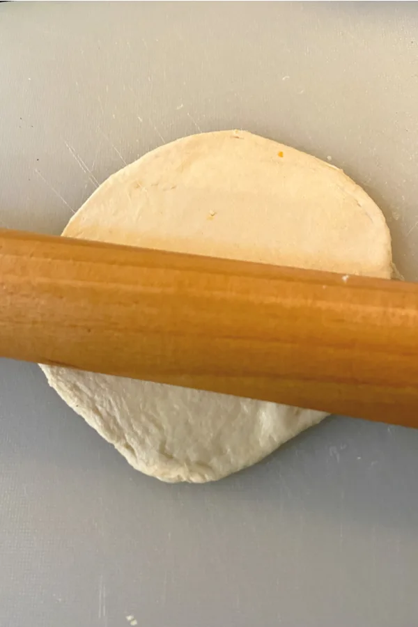 biscuit dough rolled 