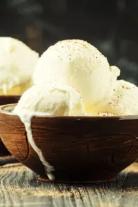 homemade vanilla ice cream