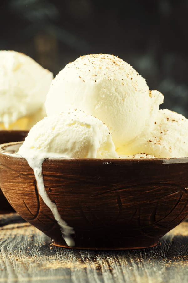 homemade vanilla ice cream 