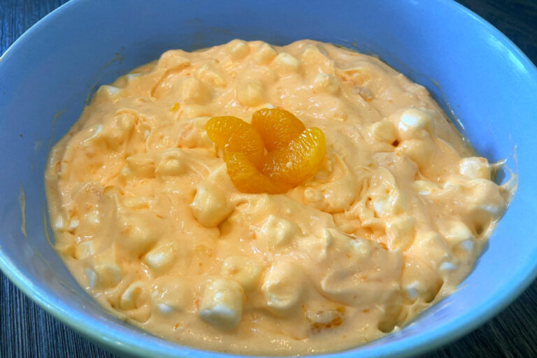 orange creamsicle dessert