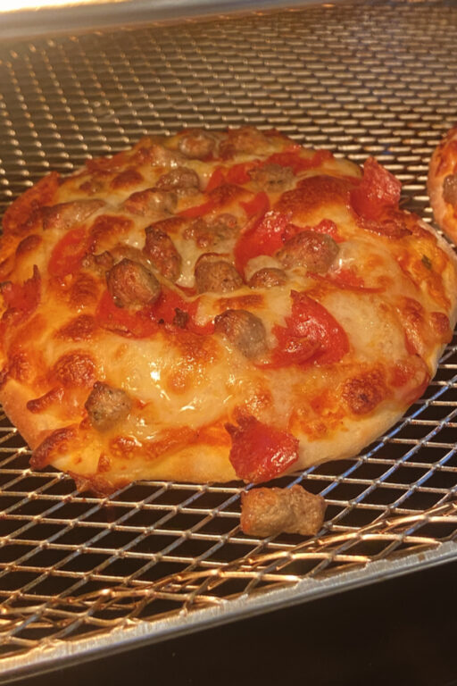 Air Fryer Pizza Recipe Made With A Biscuit Dough Crust