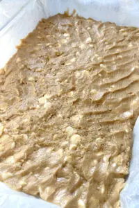 smooth out batter in pan