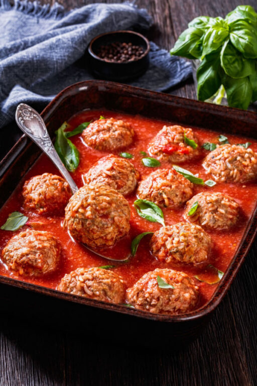 Porcupine Meatballs - A Thick & Hearty Comfort Food Recipe