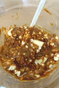 dulce de leche and white chocolate chips