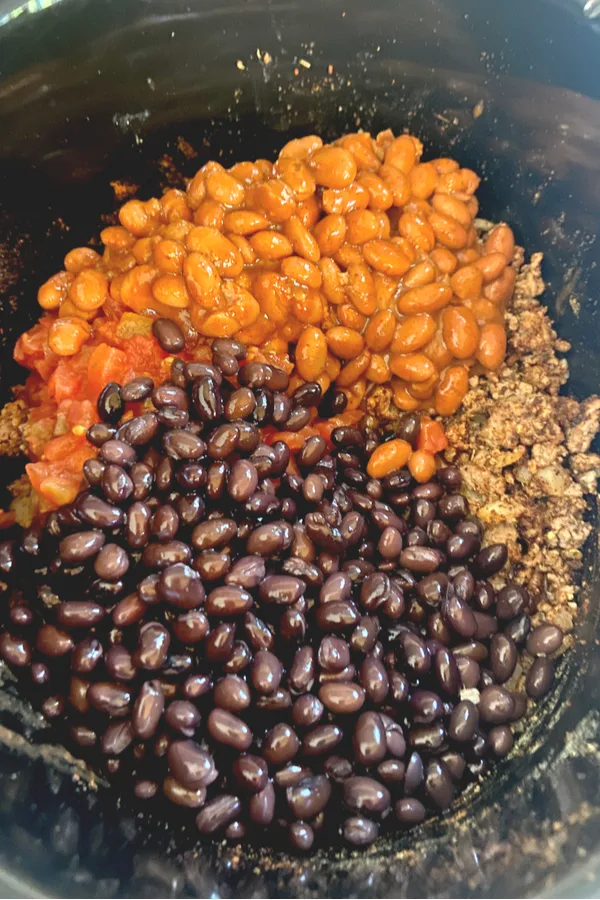 chili beans and black beans 