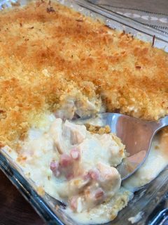 large chicken cordon bleu casserole