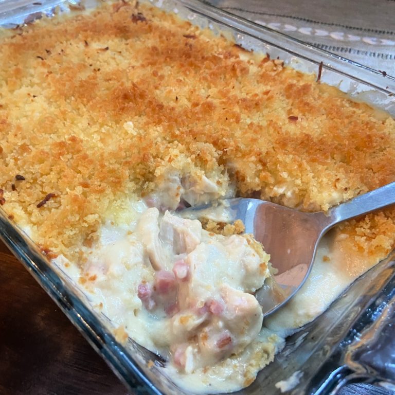 large chicken cordon bleu casserole