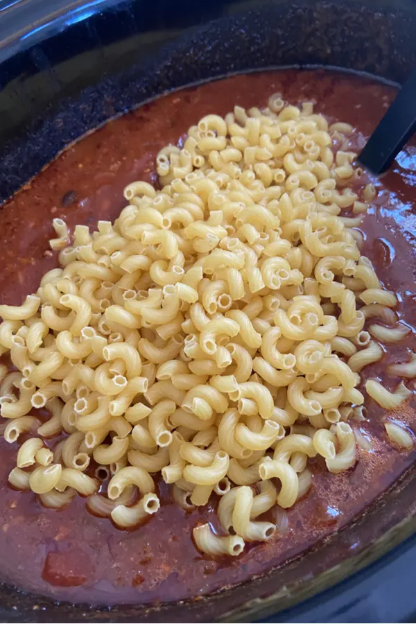 uncooked pasta