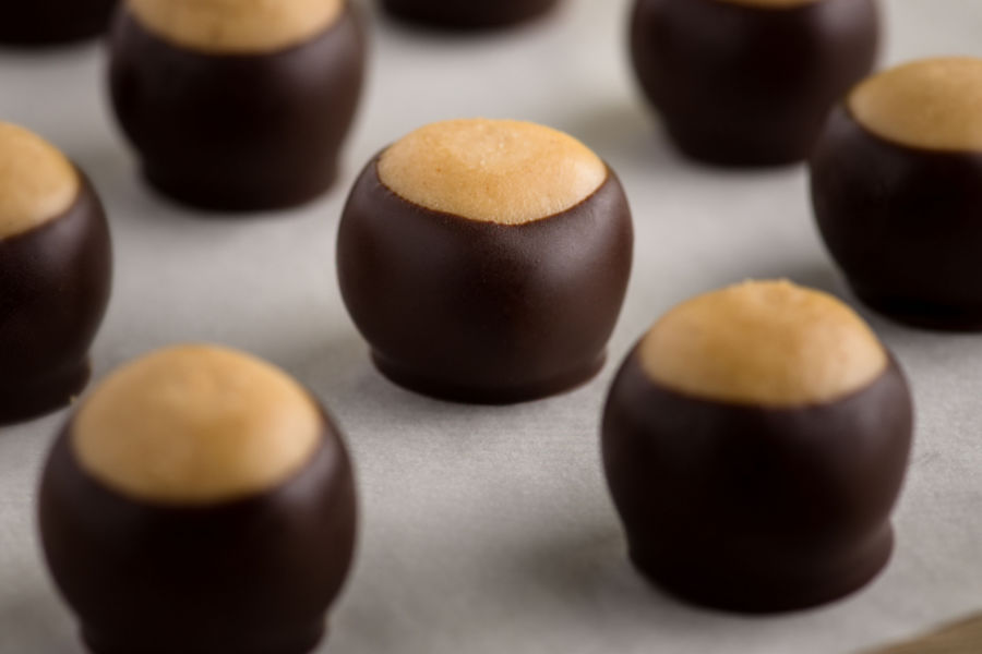 Buckeyes Chocolate Peanut Butter Balls Recipe
