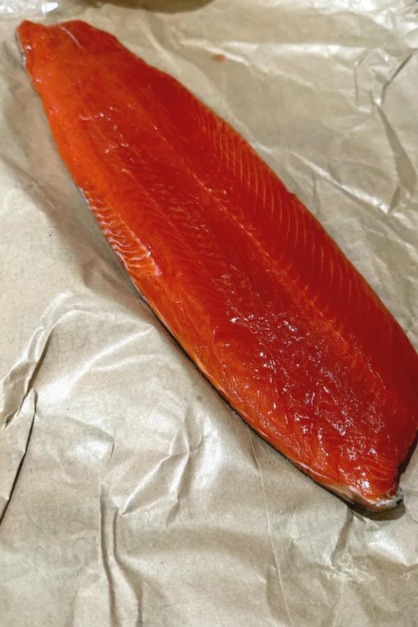 wild caught salmon filet