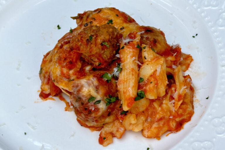 Easy Cheesy Meatball Casserole An Easy Dump and Go Recipe!