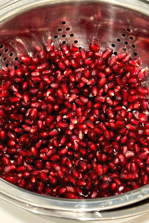 pomegranate arils as a good luck food for new year's day