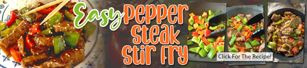 pepper steak banner ad 