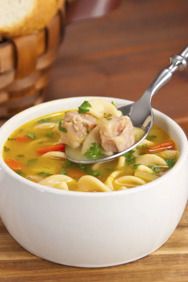 homemade chicken noodle soup