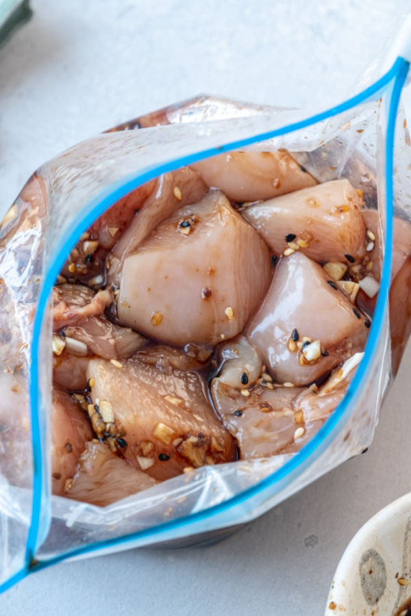 crock pot chicken breast in plastic resealable bag