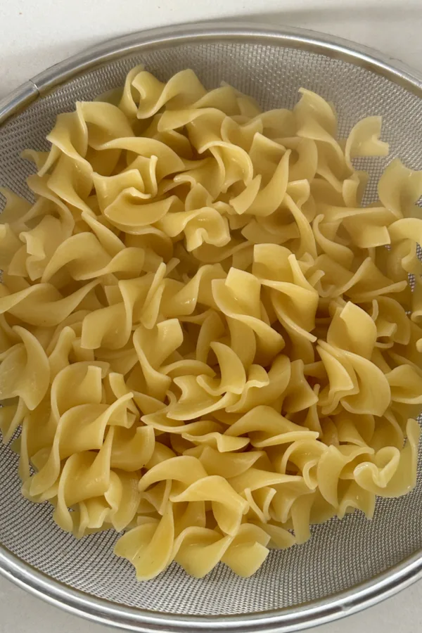 cooked egg noodles