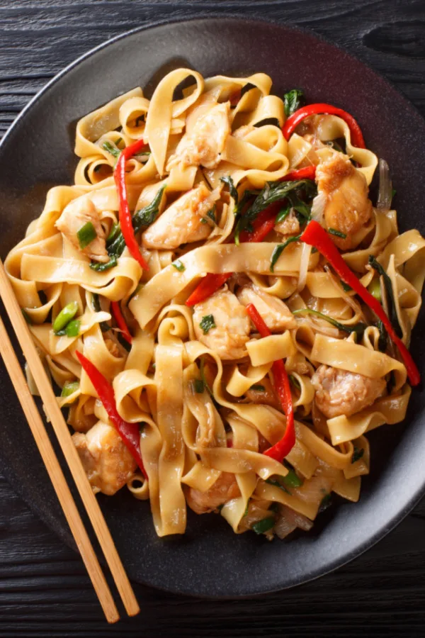 drunken noodles for dinner