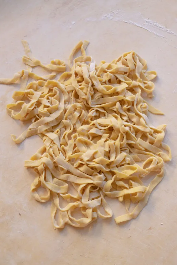 homemade egg noodles 