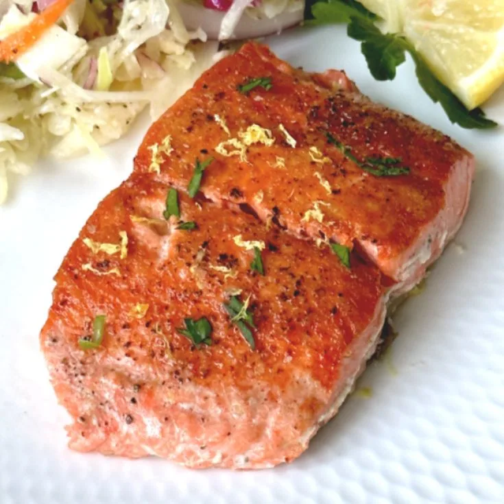 pan seared salmon