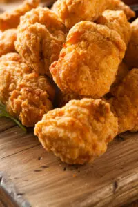 popcorn chicken pieces