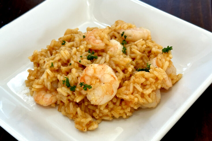 cajun shrimp and rice skillet