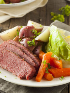 oven baked corned beef and cabbage