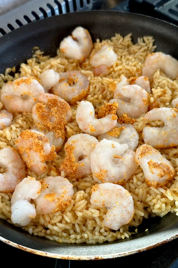 shrimp on rice 