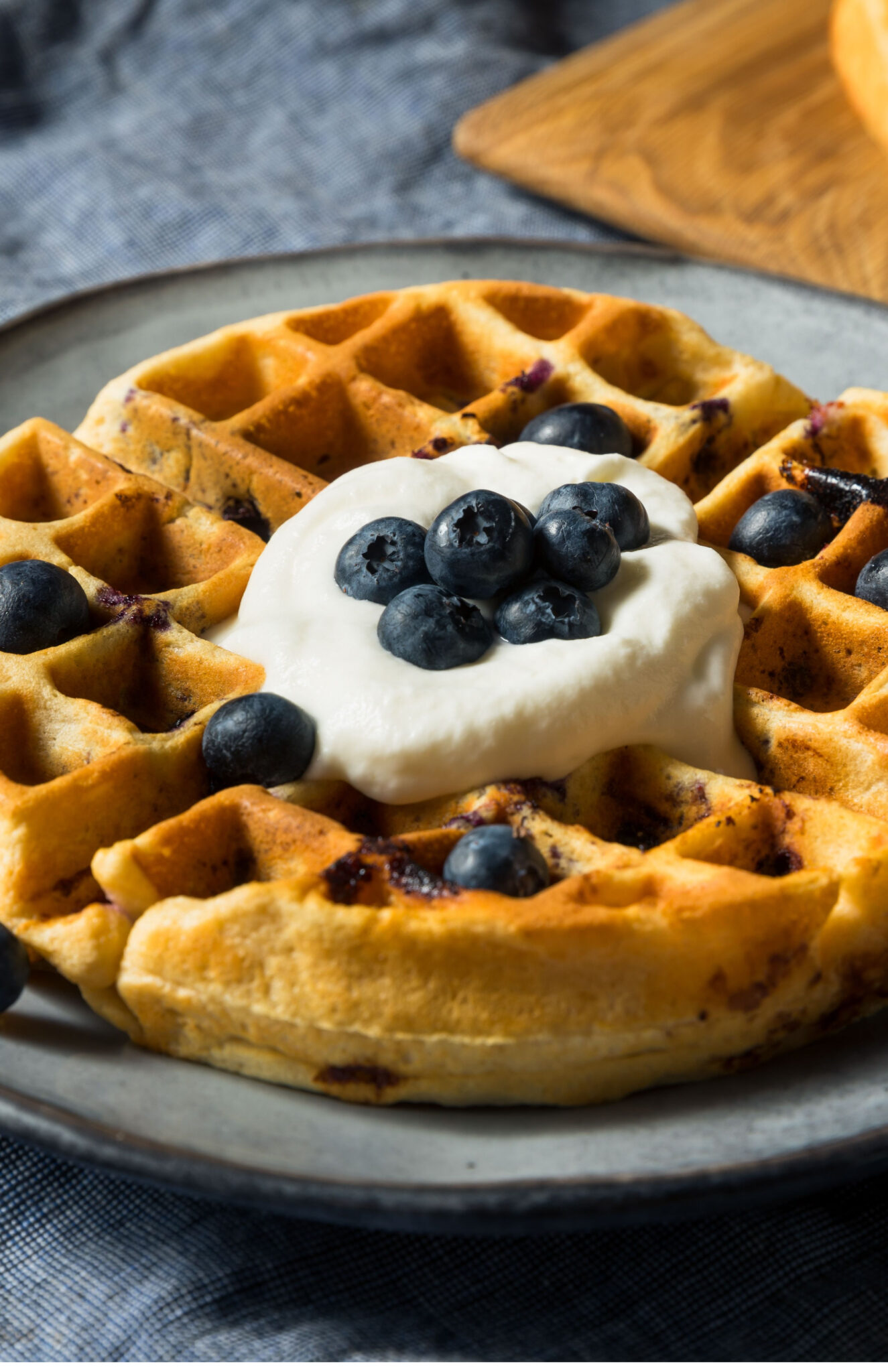 Homemade Blueberry Waffles Recipe Make Your Meals
